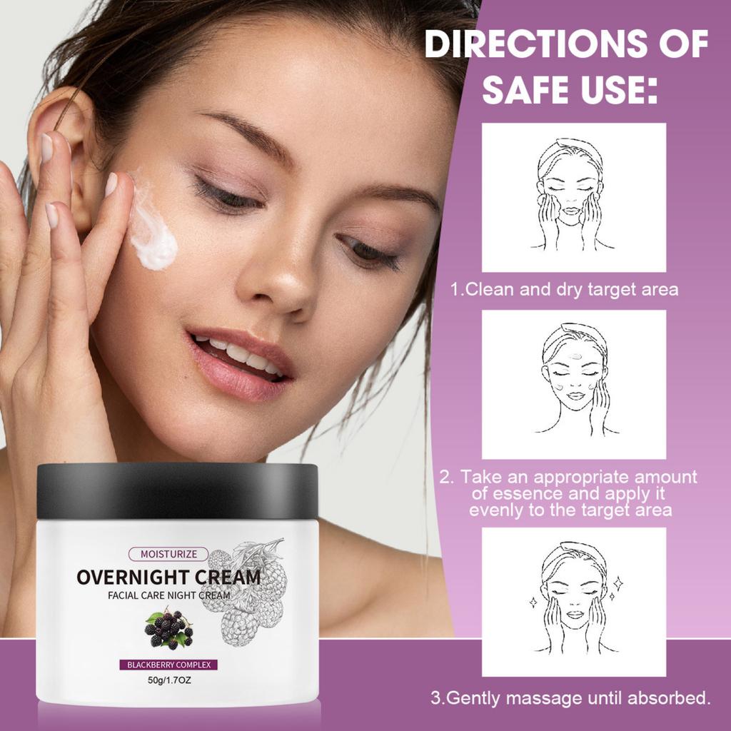 Facial Night Cream Cares For Moisturizing, -oxidation, Fine Lines, Firming And Elasticity