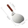 58 56 66 Cm Aluminum Pizza Peel Shovel with Wooden Handle Cake Shovel Baking Tools Cheese Cutter Peels Lifter Tool Pizza Shovel
