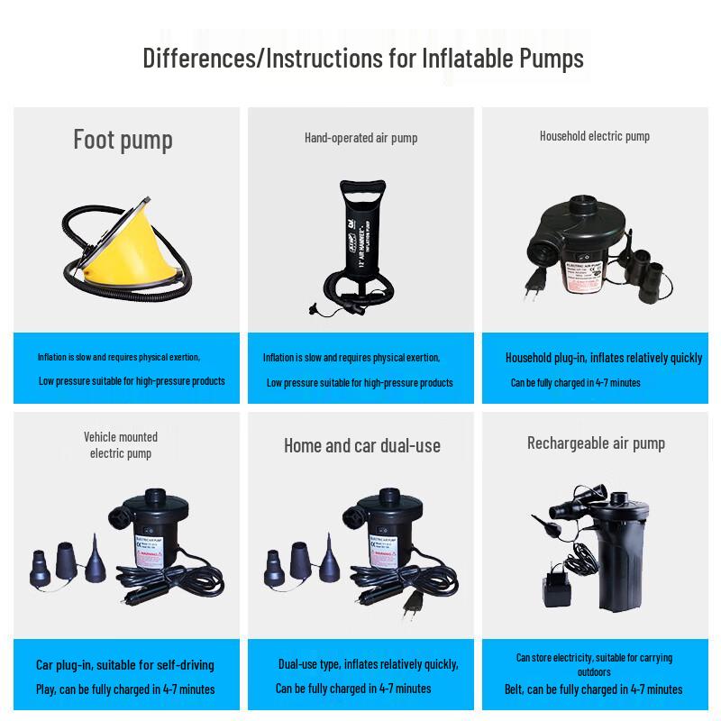 ZISIZ Outdoor Inflatable Camping Air Mattress