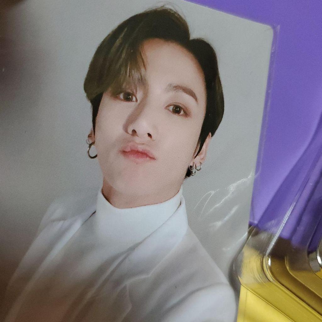 [USED] BTS Official Jungkook Photo Folder Key Ring Mini Photo Trading Card