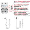 Heschen DC Miniature Circuit Breaker, HSB6C-DC, 2-Pole, DC500V 125A, for Solar Panel Controllers, 35mm DIN Rail Mounting, for PV Systems and Solar