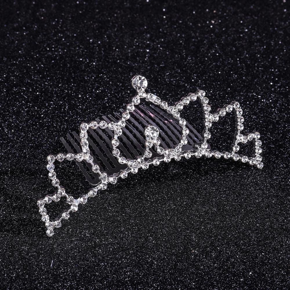Korean Bridal Rhinestone & Pearl Hair Comb