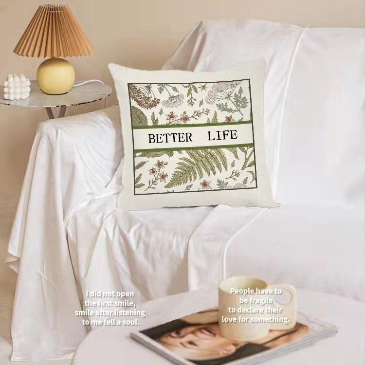 American Retro Art Pillow Case Living Room Sofa Bedroom Backrest Cushion Geometric Art Pillow Home Decoration