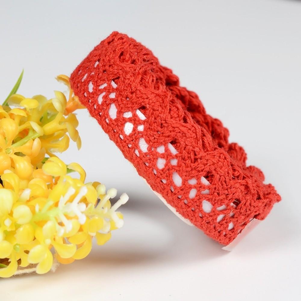 Cotton Flower Lace Trim 2 Yards Length DIY Craft Lace New Lace Ribbon Tape Handicrafts Decoration