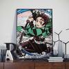 5D DIY Diamond Painting Cross Stitch Demon Slayer: Kimetsu No Yaiba Diamond Embroidery Mosaic Wall Art Home Decoration