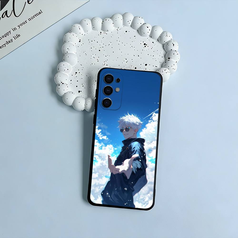 Favorite Anime Characters-S-Satoru G-Gojo Soft Silicone Case for Samsung S25, S24, S21, S22, S23, S30, Ultra, S20, Lite-Black