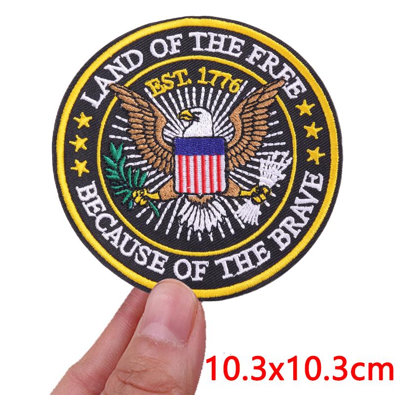 New America's 250th Anniversary Embroidered Patches DIY Iron On Patches For Clothing Statue Of Liberty Flag Eagle Patch Armband