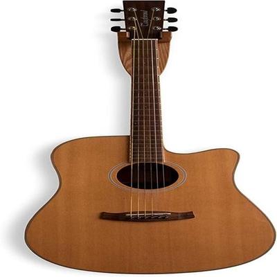 Wood Guitar Holder Wall Mount Stand Rack for Electric, Classic, Acoustic and Bass Musical Instruments Hardwood Gift