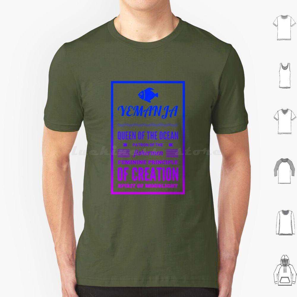 Yemanja Queen Of The Ocean T Shirt Men Women Kids 6xl Brazil Umbanda Iemanja Afro Candomblé Exú Macumba Sea Yoruba Africa