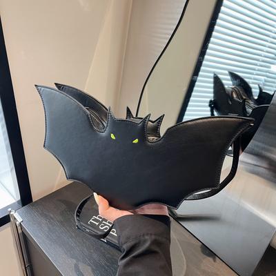 Taška přes rameno nová tmavá netopýr Halloweenská crossbody taška pro ženy