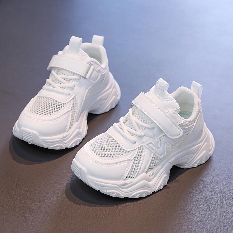 Kids' Sport Shoes 2026: Versatile White Mesh for Boys and Girls - Ideal for Spring and Summer