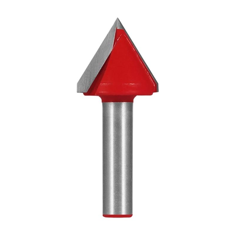 Accuracy Ground Carbides 3D Carving Bit V Shape D Shape Wood Sculpting Tool For Wood Plastic Material Removal