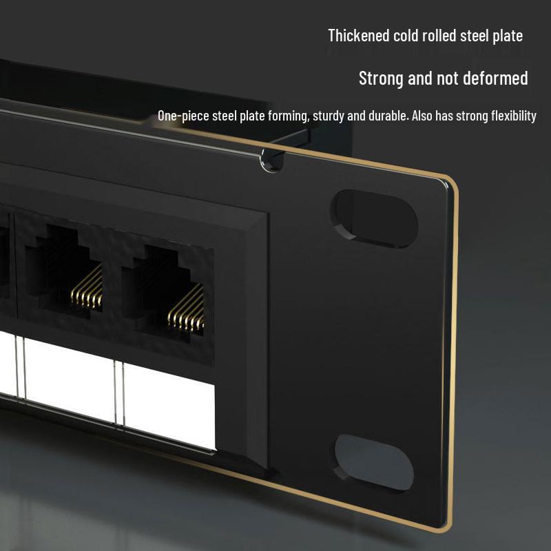 Sanbao Cat5e 48-Port Network & Voice Patch Panel