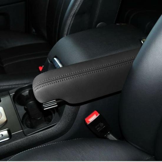 2pcs Left & Right Leather Seat Armrest Handle Cover For Land Rover Discovery 3 4