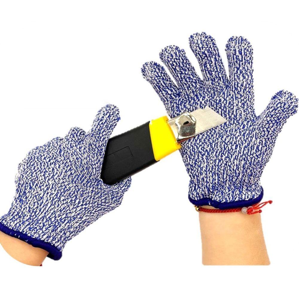 HPPE Work Safety Gloves Lever 5 Protective Mittens Durable Child Anti-cutting Gloves  Gardening