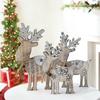 Christmas 2026 Wooden Deer Decoration for Hotel, Desktop, Mall, or Shop Window Display