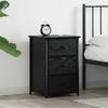 Modern retro-style sideboard, bedroom nightstand, bedside storage cabinet, three-drawer storage unit
