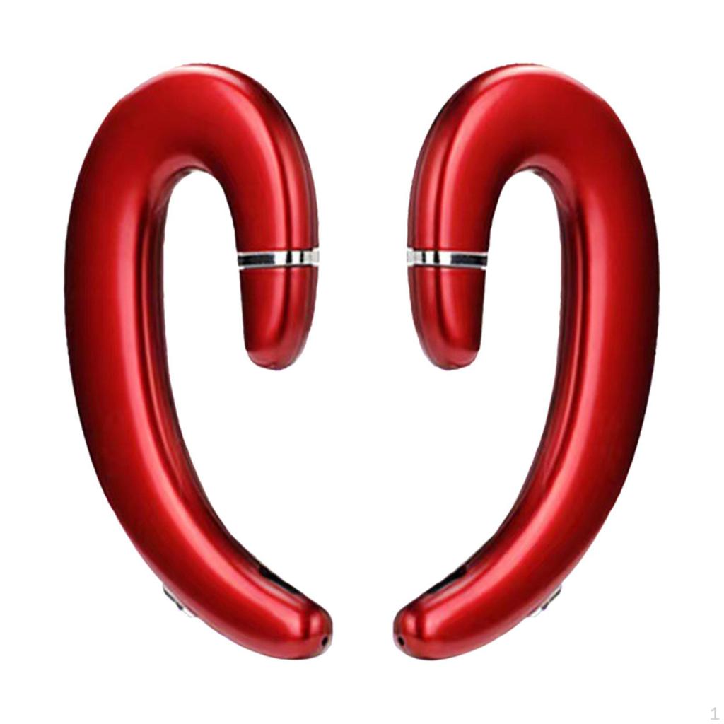 5.0 Headphone, Ear Hook Auto Pairing Built In Mic Noise Canceling, Wearing Stereo Hands Earhooks,