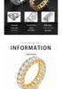 European-American Cross-Border Hot-Selling 3x5mm Oval Moissanite S925 Sterling Silver Stackable Ring, Niche Design, Fashionable Light Luxury