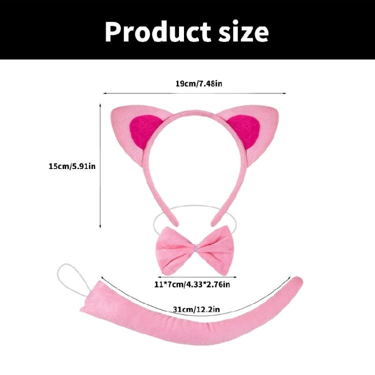 Trendy Animal Ears Hairbands Comfortable Party Accessories Cosplay Headwear Unique Hairpieces For Children And Adults