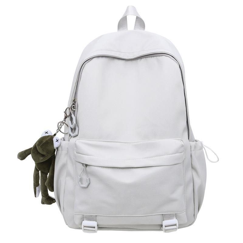 Школьный рюкзак для учащихся средних и старших классов, женский, большой емкости, однотонный мужской рюкзак Campus