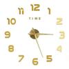 2D/3D Large Roman Numeral Acrylic Mirror Wall Clock Sticker Fashion DIY Quartz Clocks Watch Home Decoration Living Room Stickers