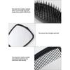 4pcs Hair Styling Comb With Mirror Set Compact Beauty Accessories Styling Tools Brush Curls Straightening Hair Combs And Holder