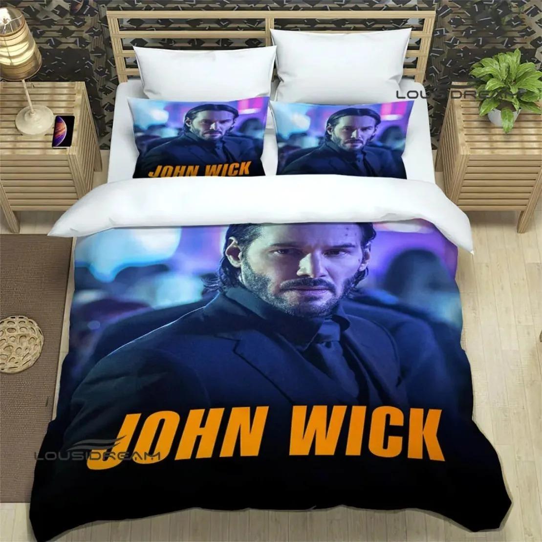 

Movie John Wick Beding Set For Bedrom Soft Modern Bedspreads Comefortable Children Kids Soft Duvet Cover Comfortable Quilt Cover And Pilowcase 120*200cm Single