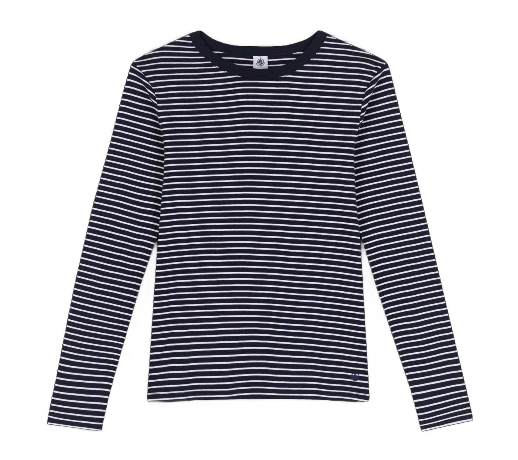 

Petit Bateau Mini Футболка с длинным рукавом A0D46 M Матроска Темно-синий/Молочный