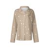 Women's Shirt Blouse Print Button Long Sleeve Casual Basic Shirt Collar Regular Top