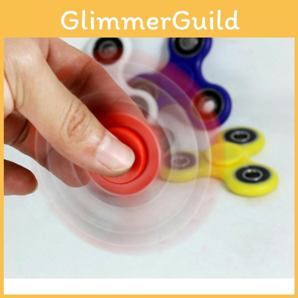 Elegant Wood Hand Spinner Tri Fidget Ceramic Ball Desk Toy For Stress Relief