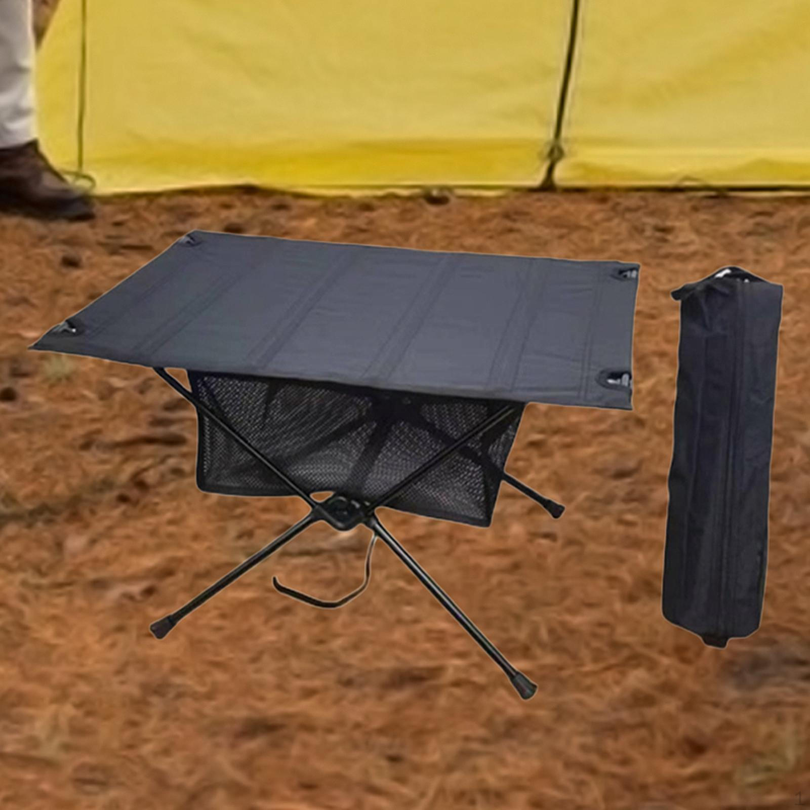 

Складной уличный стол, обеденный переносной кемпинговый стол для пикника, барбекю, гриля чёрный