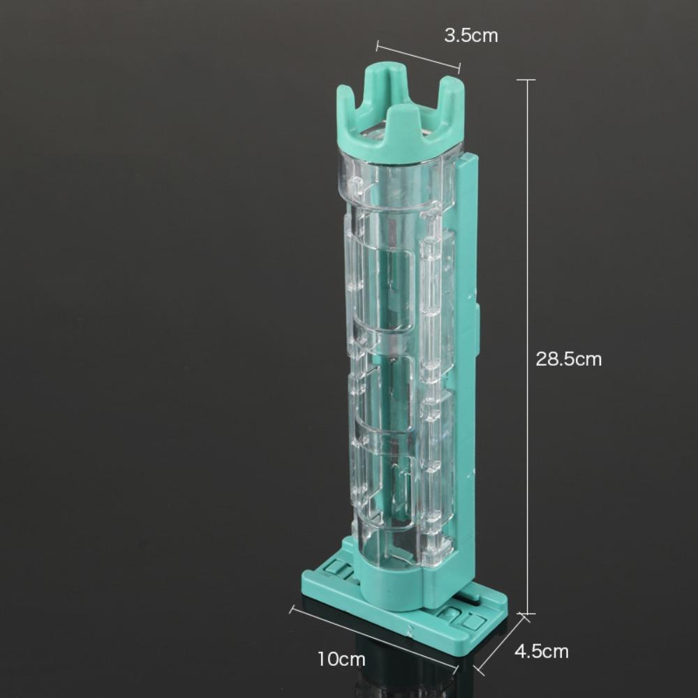 Durable Plastic Fishing Rod Stand Adjustable 5 Colors Fishing Barrel Holder Snap Suit Fishing Box Rod Holder Fishing Box