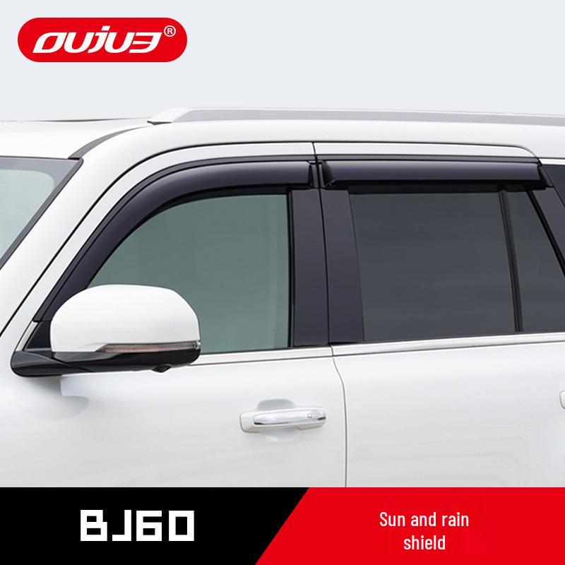 Beijing BJ60 2022 Rain Guards: Enhanced, Wider/Thicker Deflectors for Car Windows, Modified Decorative Accessories