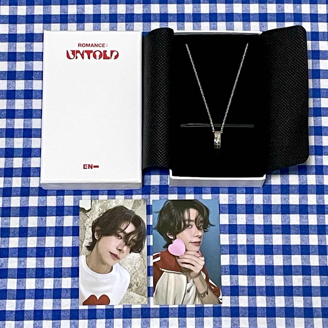 

[USED] Official ENHYPEN Jake ring necklace with trading card