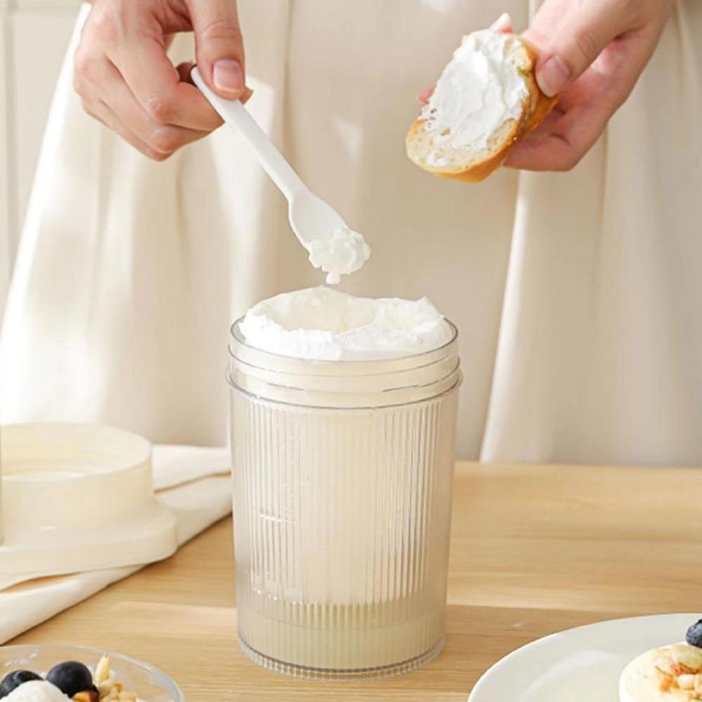 Spring Press Type Yogurt Filter Transparent Body Fruit Juice Filter Whey Separator Breakfast