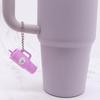 Popular Soft Rubber Stanley Cup Pendant Keychain - Creative Milk Tea Cup Keyring Available
