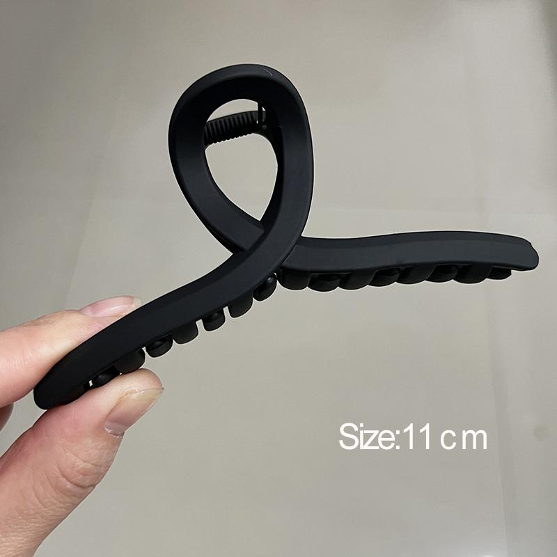 Große Schleife Haarspange Neu Trendige Einfarbig Schwarz Haar Hai Klammer Haarstyling Werkzeuge Accessoires für Frauen Mädchen