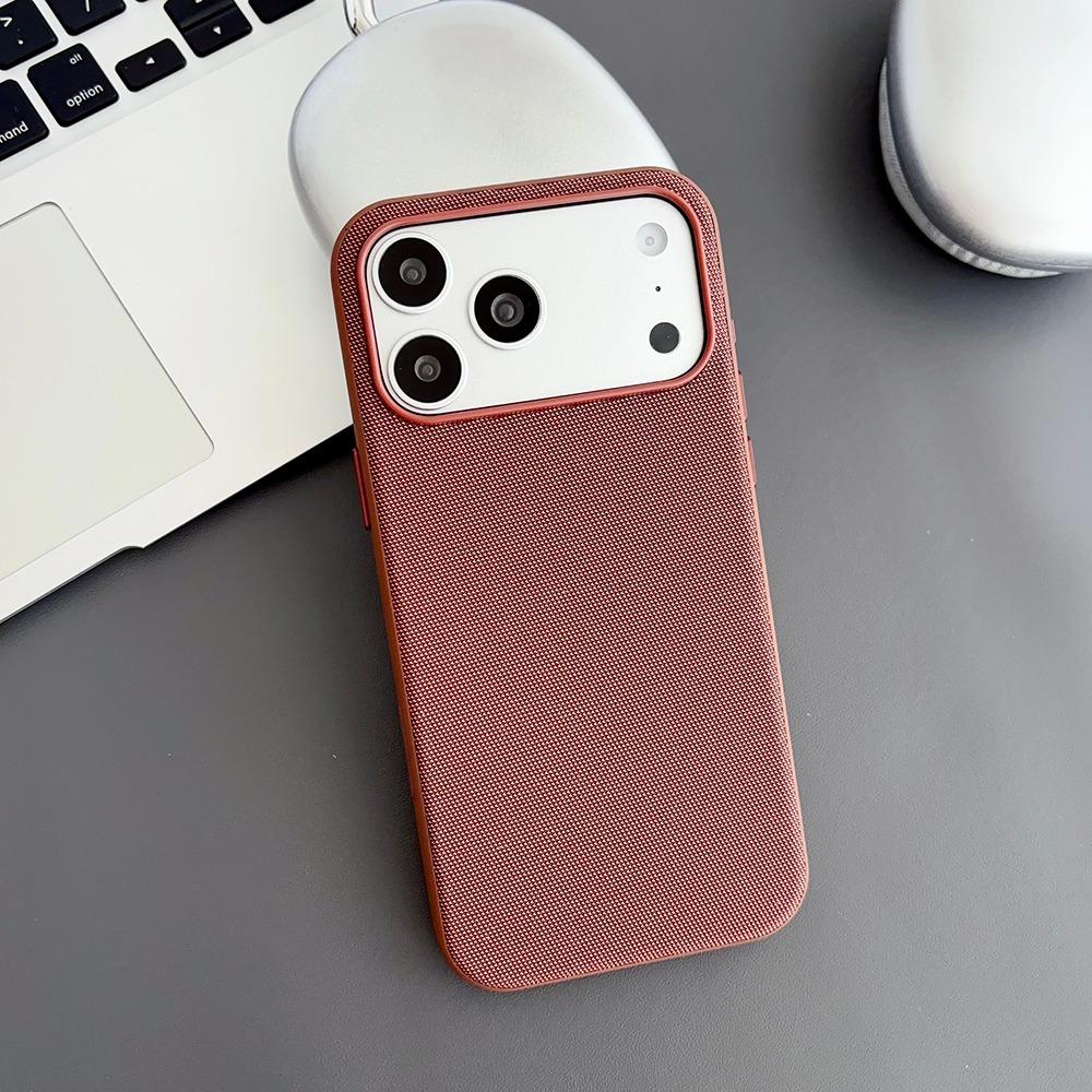 

1:1 Technology Woven For Magsafe Case For IPhone 17/16/15/14/13 Pro Max Magnetic Charging Protection Cover with Capture Button with box no logo&iPhone 13 Pro коричневий