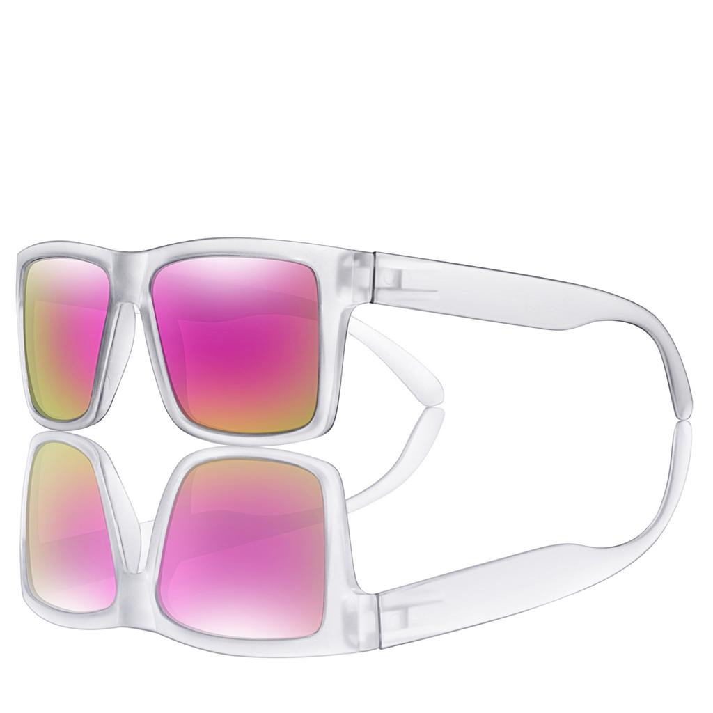 Men And Women Sunglasses Classic Square Shades With Uv Protection For Outdoor Cycling Fishing Driving Colorful Lens