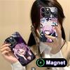 Call Night Nazuna Glass MagSafe Mobile Phone Case for iPhone 17 16 15 14 13 12 11 Air Pro Max Plus Mini Colorful Cover
