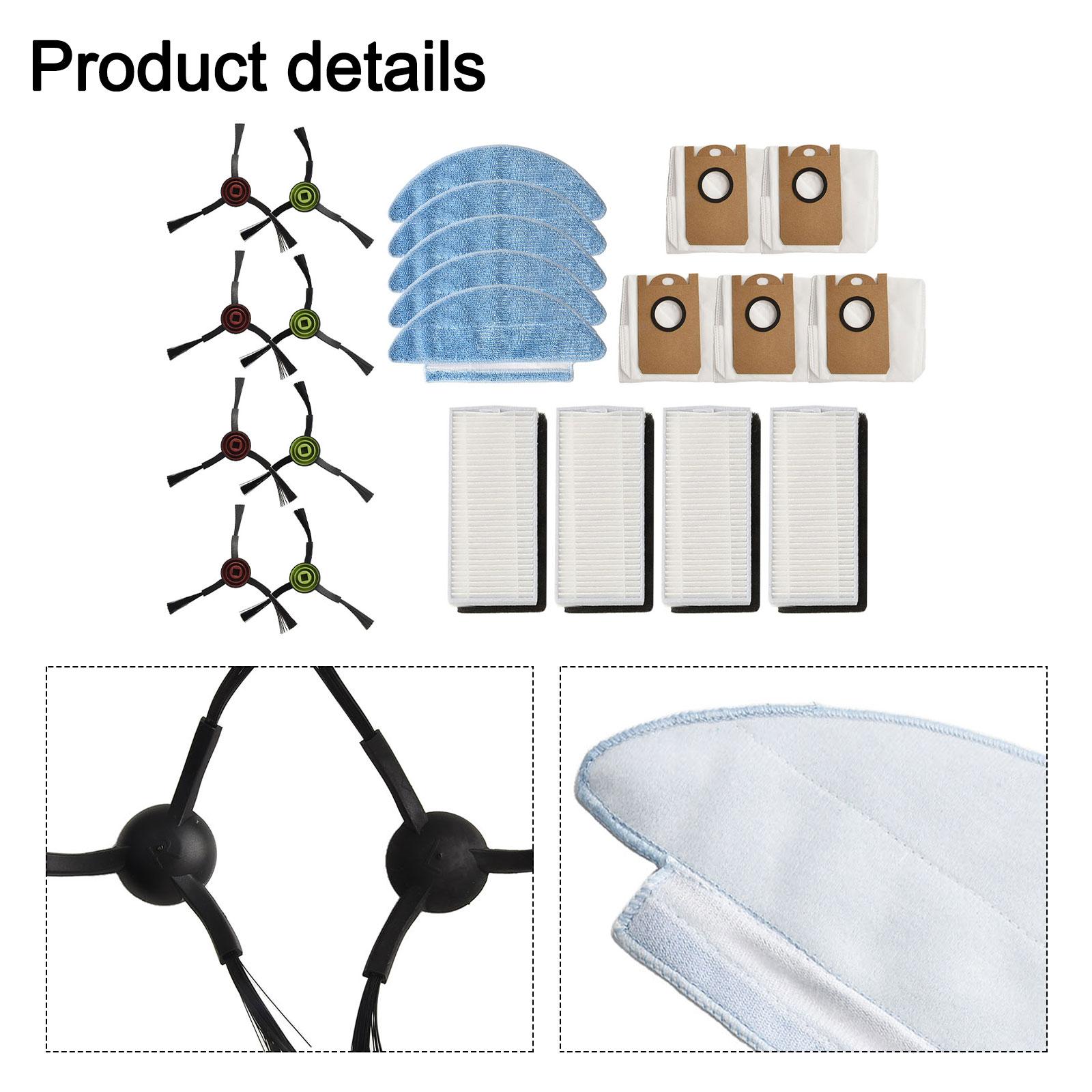 For Medion X20 SW+ / MD 11415 For Medion  For X21 SW+ / MD 11500 Filter Mop Cloth Side Brush Kit Vacuum Cleaner Accessories China Mainland