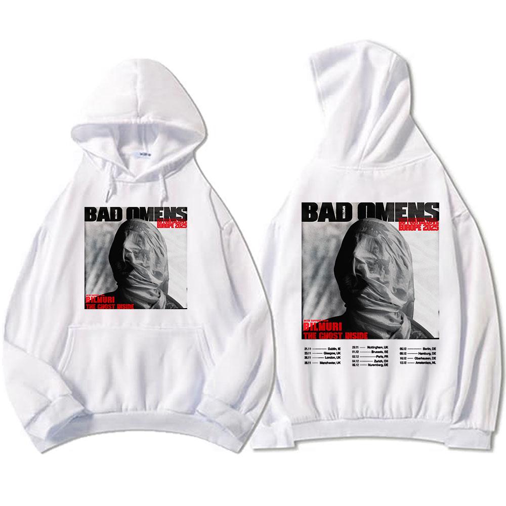BAD OMENS Do You Feel Love Europe Tour Hoodies Rock Band Fashion Graphic Sweatshirts Long Sleeve Fleece Hooded Pullovers Unisex