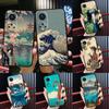 Japanese Wave Art Case For Honor Magic 7 Pro 6 5 50 70 90 200 Lite X9b X9a X8a X8b X7a X6a X8 X9 X9c Cover