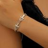 Egyptian Ankh Cross Necklace Bracelet Set Alloy Gothic Pendant Jewelry Women