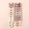 20Pcs/Lot Children's Girl Hairpins Cute Headwear Bow for Babys Scrunchie Hair Clips Kids Barrettes Headwear Hair Accessories