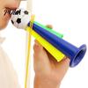 2Pcs Soccer Cheering Horn, 3 Tone Sports Fan Noise Maker, Handheld Football Stadium Trumpet for Game Day, Party Accessory