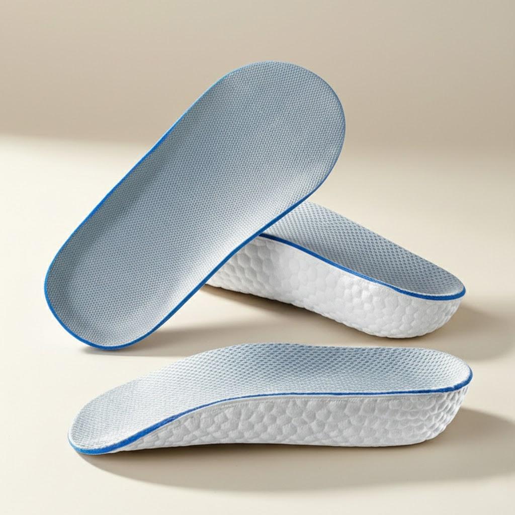 Height Increasing Memory Foam Insoles Cushion Inserts Unisex Comfort Health Boost Shoe Accessories