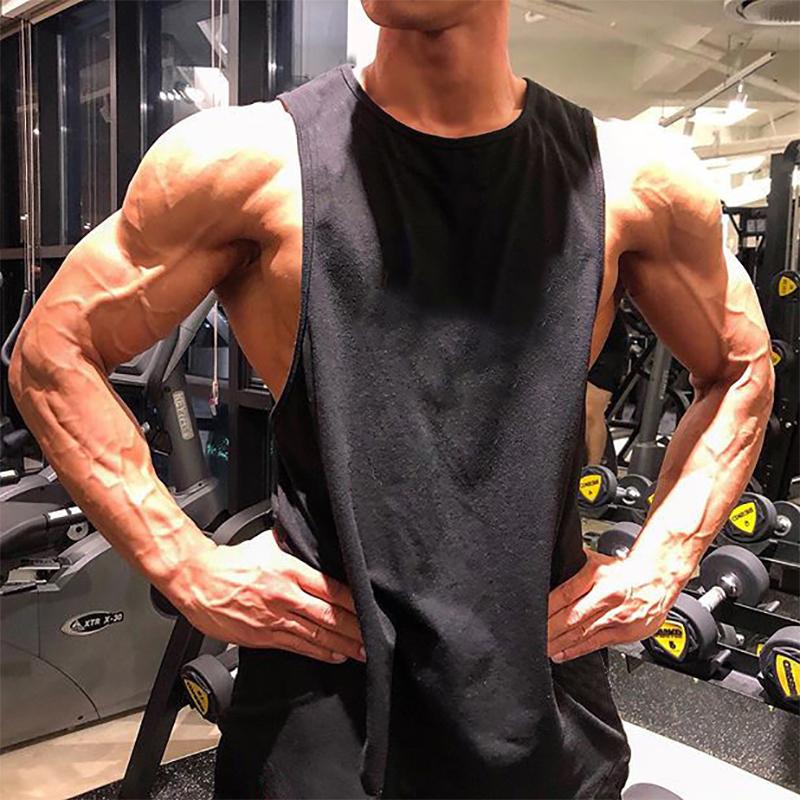 Brand Gyms Workout Singlet Sleeveless New Clothing Bodybuilding Fitness Men Tank Top With Hooded Mens Stringers Tank Tops Shirt