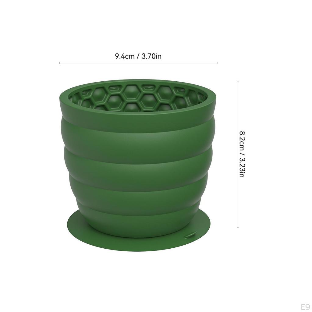 Slow Feeder Dog Bowl Pet Accessories Cat for All Dogs Puppy L Green